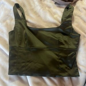 Wilfred shine bustier top (xs)